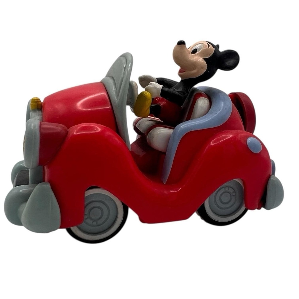 DisneyParks CALIFORNIA MICKEY 1 Vintage Pull Back Action Forward Motion Toy Car